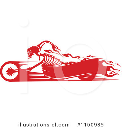 Royalty-Free (RF) Motorcycle Clipart Illustration by Vector Tradition SM - Stock Sample #1150985