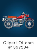 Motorcycle Clipart #1397534 by Vector Tradition SM