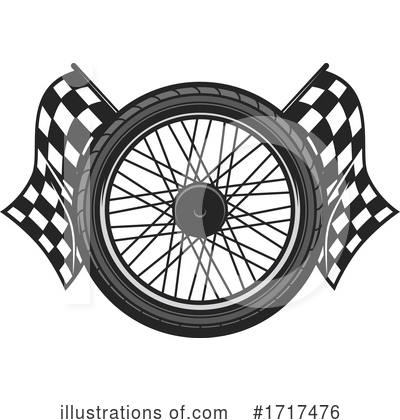 Royalty-Free (RF) Motorcycle Clipart Illustration by Vector Tradition SM - Stock Sample #1717476