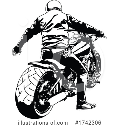 Royalty-Free (RF) Motorcycle Clipart Illustration by dero - Stock Sample #1742306