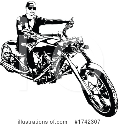 Motorcycle Clipart #1742307 by dero