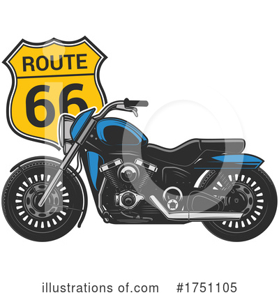 Royalty-Free (RF) Motorcycle Clipart Illustration by Vector Tradition SM - Stock Sample #1751105