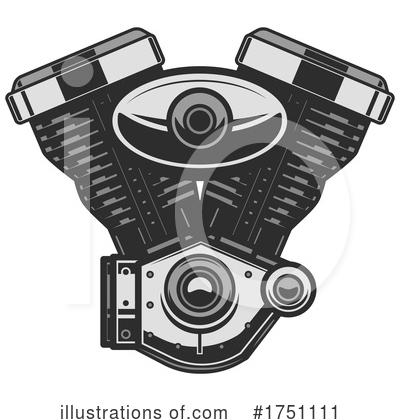 Royalty-Free (RF) Motorcycle Clipart Illustration by Vector Tradition SM - Stock Sample #1751111