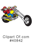 Motorcycle Clipart #40842 by Snowy