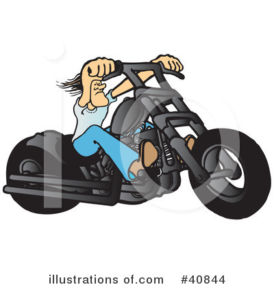 Motorcycle Clipart #40844 by Snowy