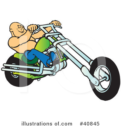 Motorcycle Clipart #40845 by Snowy