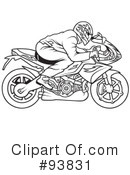 Motorcycle Clipart #93831 by dero