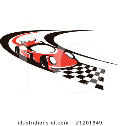 Motor Sports Clipart #1201649 by Vector Tradition SM
