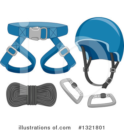 Royalty-Free (RF) Mountain Climbing Clipart Illustration by BNP Design Studio - Stock Sample #1321801