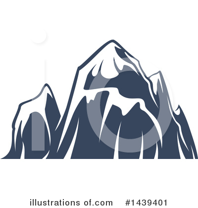 Royalty-Free (RF) Mountain Clipart Illustration by Vector Tradition SM - Stock Sample #1439401