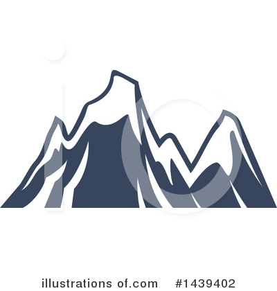 Royalty-Free (RF) Mountain Clipart Illustration by Vector Tradition SM - Stock Sample #1439402