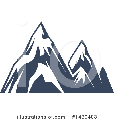 Royalty-Free (RF) Mountain Clipart Illustration by Vector Tradition SM - Stock Sample #1439403