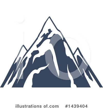 Royalty-Free (RF) Mountain Clipart Illustration by Vector Tradition SM - Stock Sample #1439404