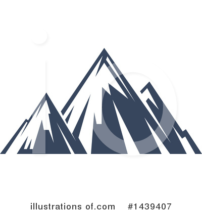 Royalty-Free (RF) Mountain Clipart Illustration by Vector Tradition SM - Stock Sample #1439407
