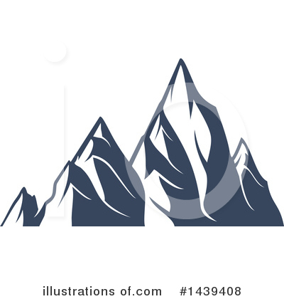 Royalty-Free (RF) Mountain Clipart Illustration by Vector Tradition SM - Stock Sample #1439408