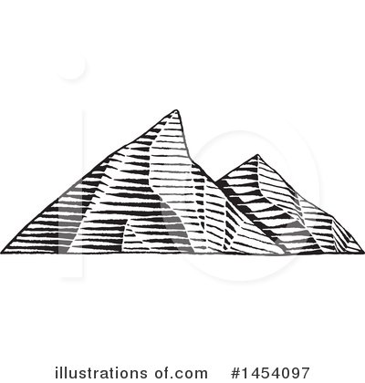 Royalty-Free (RF) Mountain Clipart Illustration by cidepix - Stock Sample #1454097
