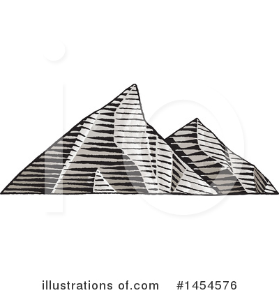 Royalty-Free (RF) Mountain Clipart Illustration by cidepix - Stock Sample #1454576