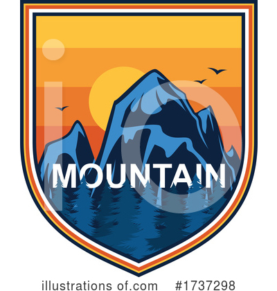 Royalty-Free (RF) Mountain Clipart Illustration by Vector Tradition SM - Stock Sample #1737298