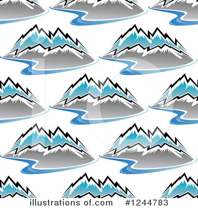Royalty-Free (RF) Mountains Clipart Illustration by Vector Tradition SM - Stock Sample #1244783