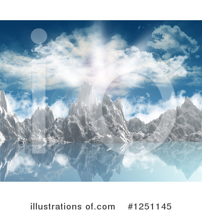 Royalty-Free (RF) Mountains Clipart Illustration by KJ Pargeter - Stock Sample #1251145