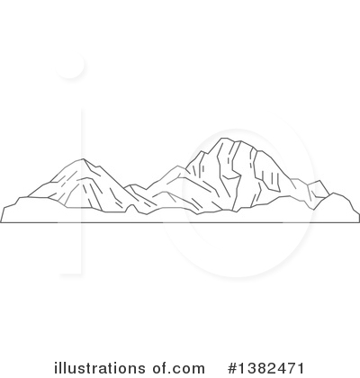 Rocky Mountains Clipart #1382471 by Vector Tradition SM