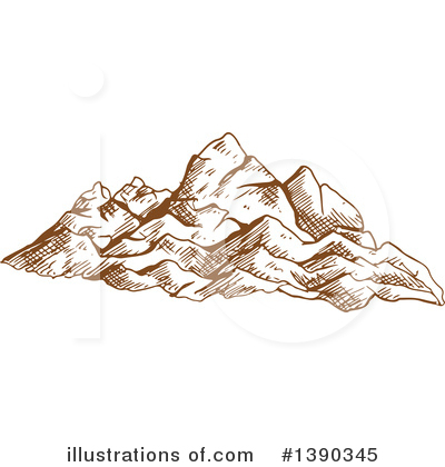 Royalty-Free (RF) Mountains Clipart Illustration by Vector Tradition SM - Stock Sample #1390345