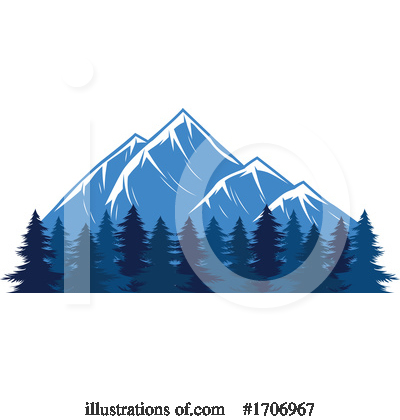Mountains Clipart #1706967 by Vector Tradition SM