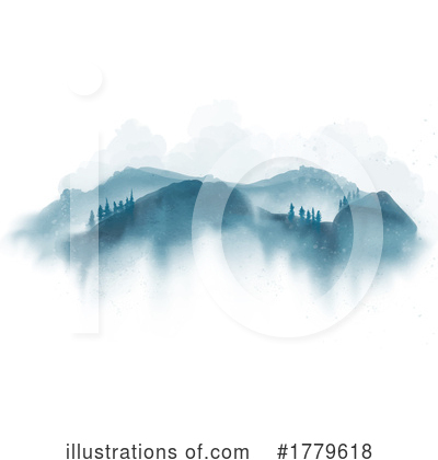Royalty-Free (RF) Mountains Clipart Illustration by KJ Pargeter - Stock Sample #1779618