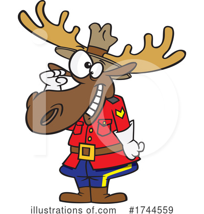 Royalty-Free (RF) Mountie Clipart Illustration by toonaday - Stock Sample #1744559