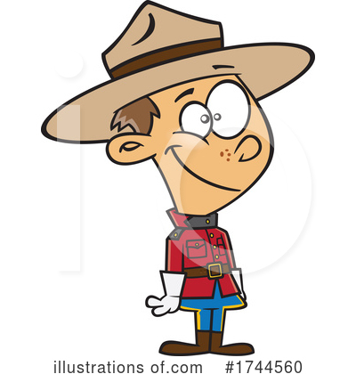 Royalty-Free (RF) Mountie Clipart Illustration by toonaday - Stock Sample #1744560