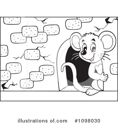 Royalty-Free (RF) Mouse Clipart Illustration by visekart - Stock Sample #1098030
