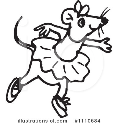 Royalty-Free (RF) Mouse Clipart Illustration by Dennis Holmes Designs - Stock Sample #1110684