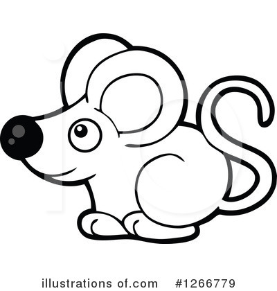 Royalty-Free (RF) Mouse Clipart Illustration by visekart - Stock Sample #1266779