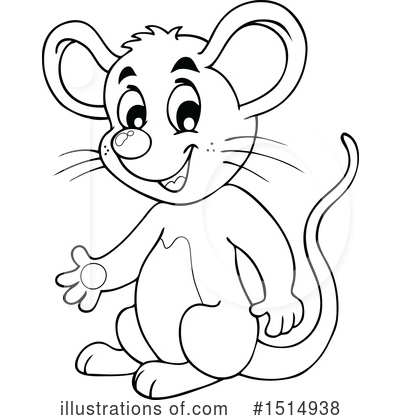 Royalty-Free (RF) Mouse Clipart Illustration by visekart - Stock Sample #1514938