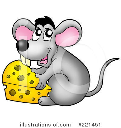 Royalty-Free (RF) Mouse Clipart Illustration by visekart - Stock Sample #221451