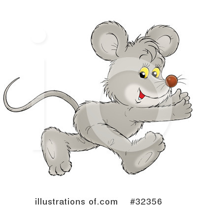 Royalty-Free (RF) Mouse Clipart Illustration by Alex Bannykh - Stock Sample #32356