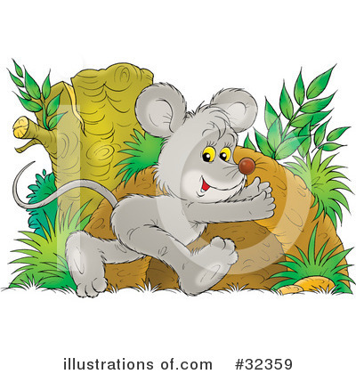 Royalty-Free (RF) Mouse Clipart Illustration by Alex Bannykh - Stock Sample #32359
