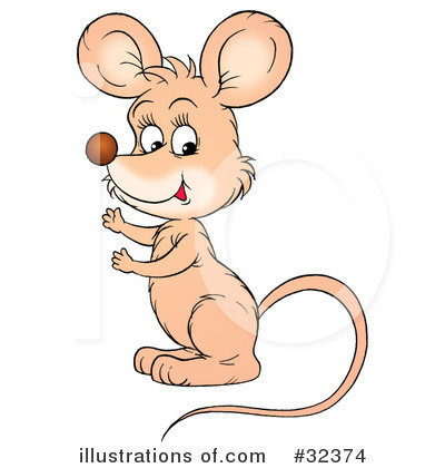 Royalty-Free (RF) Mouse Clipart Illustration by Alex Bannykh - Stock Sample #32374