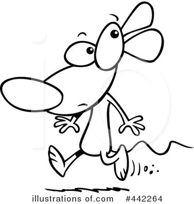 Royalty-Free (RF) Mouse Clipart Illustration by toonaday - Stock Sample #442264