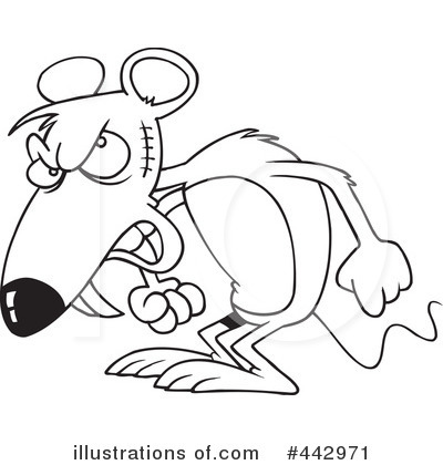Royalty-Free (RF) Mouse Clipart Illustration by toonaday - Stock Sample #442971