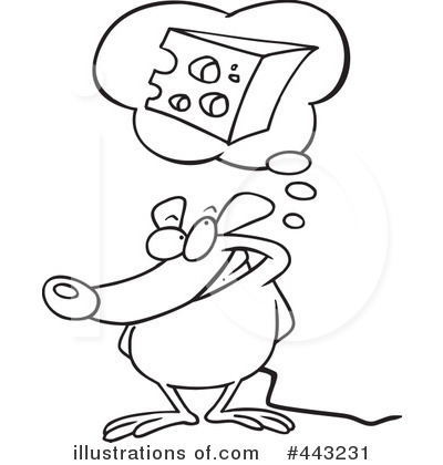 Royalty-Free (RF) Mouse Clipart Illustration by toonaday - Stock Sample #443231