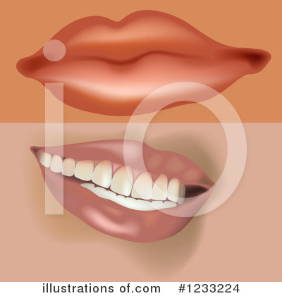 Royalty-Free (RF) Mouth Clipart Illustration by dero - Stock Sample #1233224