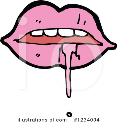 Royalty-Free (RF) Mouth Clipart Illustration by lineartestpilot - Stock Sample #1234004