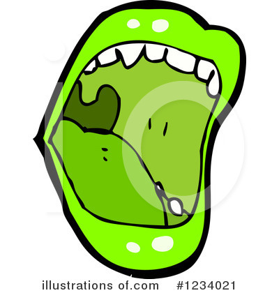 Royalty-Free (RF) Mouth Clipart Illustration by lineartestpilot - Stock Sample #1234021