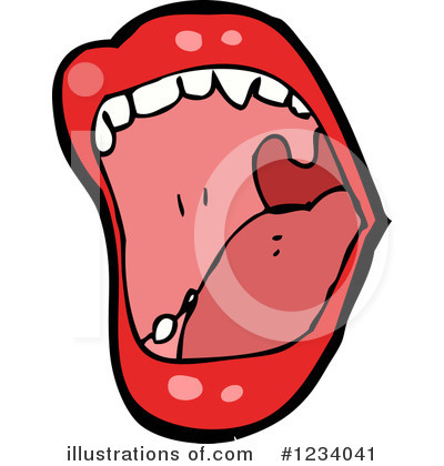 Mouth Clipart #1234041 by lineartestpilot