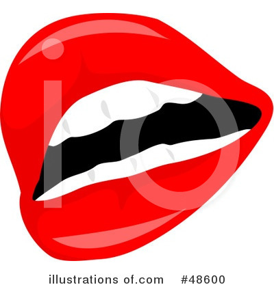 Royalty-Free (RF) Mouth Clipart Illustration by Prawny - Stock Sample #48600