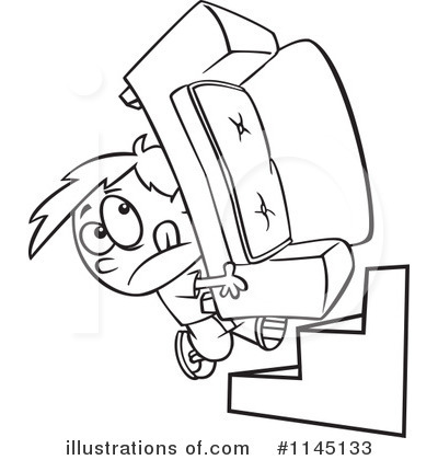 Royalty-Free (RF) Mover Clipart Illustration by toonaday - Stock Sample #1145133