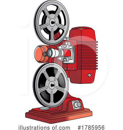 Royalty-Free (RF) Movie Clipart Illustration by Lal Perera - Stock Sample #1785956