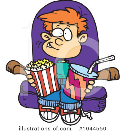 Royalty-Free (RF) Movies Clipart Illustration by toonaday - Stock Sample #1044550