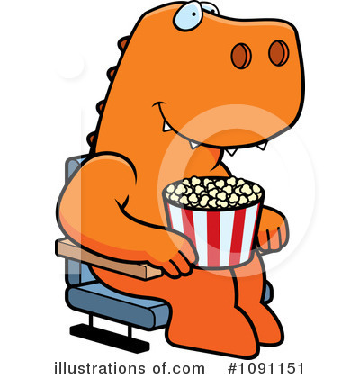 T Rex Clipart #1091151 by Cory Thoman